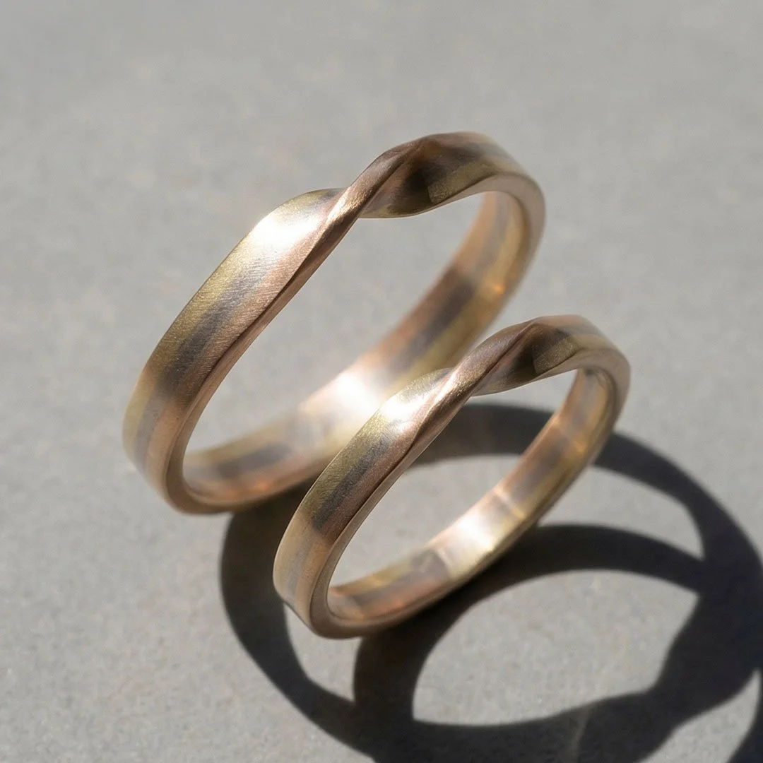 Trio wedding ring workshop infinity ring