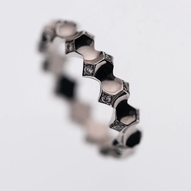 Planetary Diamond Ring