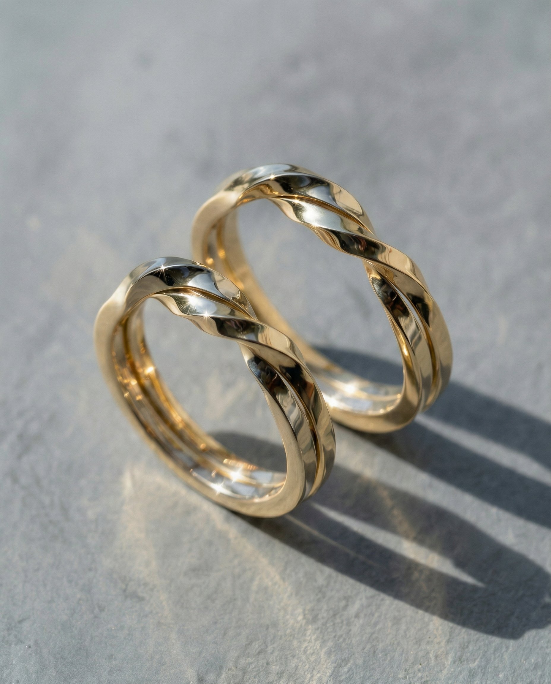 18K Twin Souls Ring (Mono color)