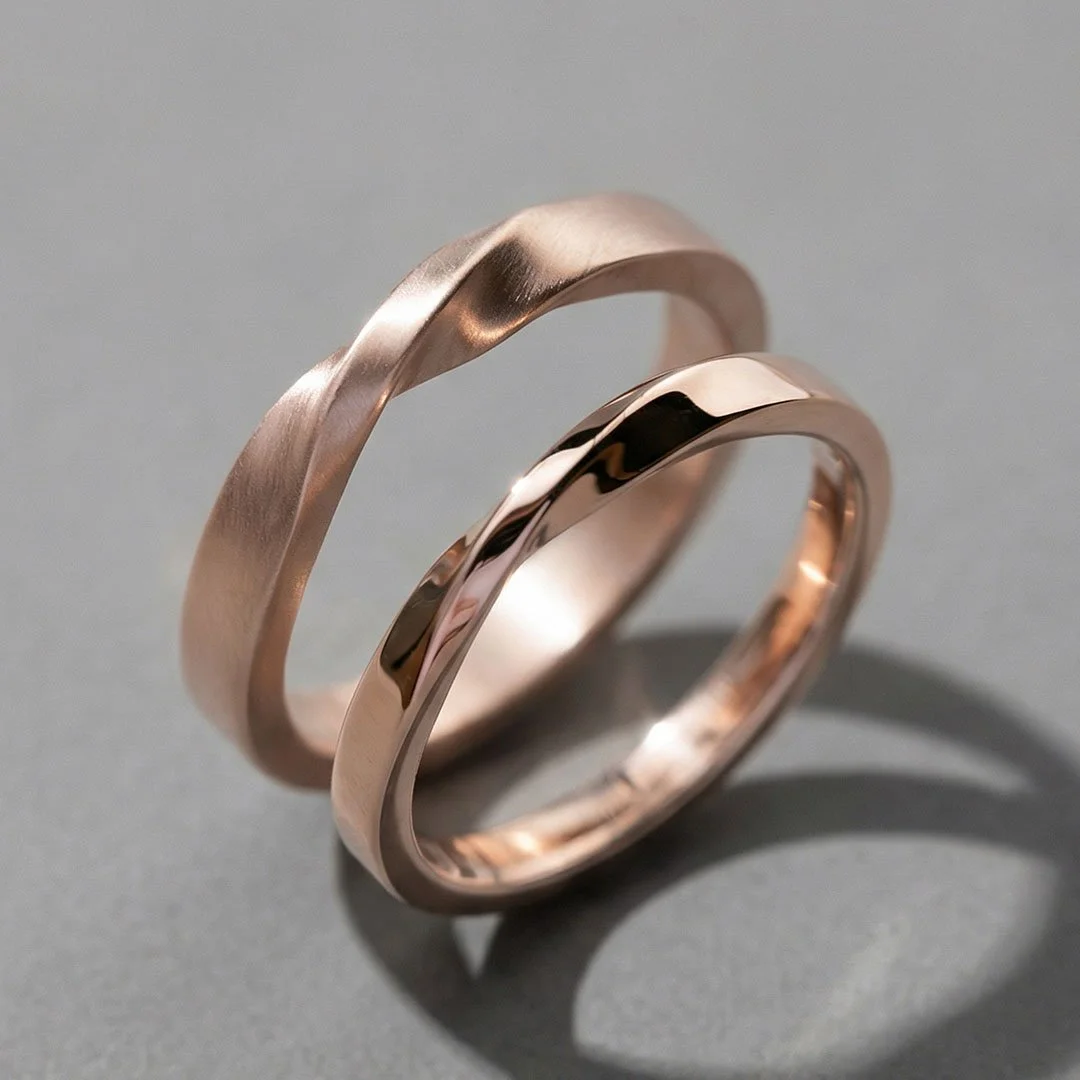 wedding ring workshop ribbon infinity