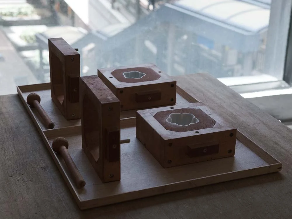 a casting model for making pure tin metalware