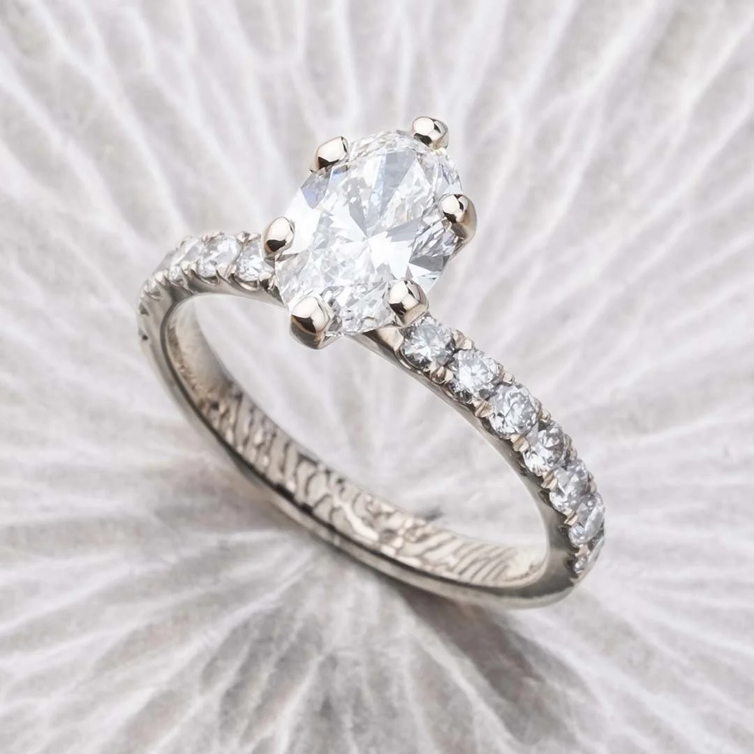 Oval 200% diamond ring workshop