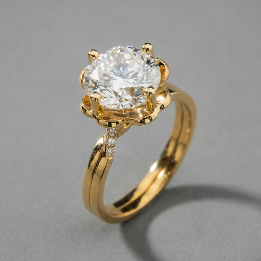 18K Twin Souls Primrose Diamond Ring