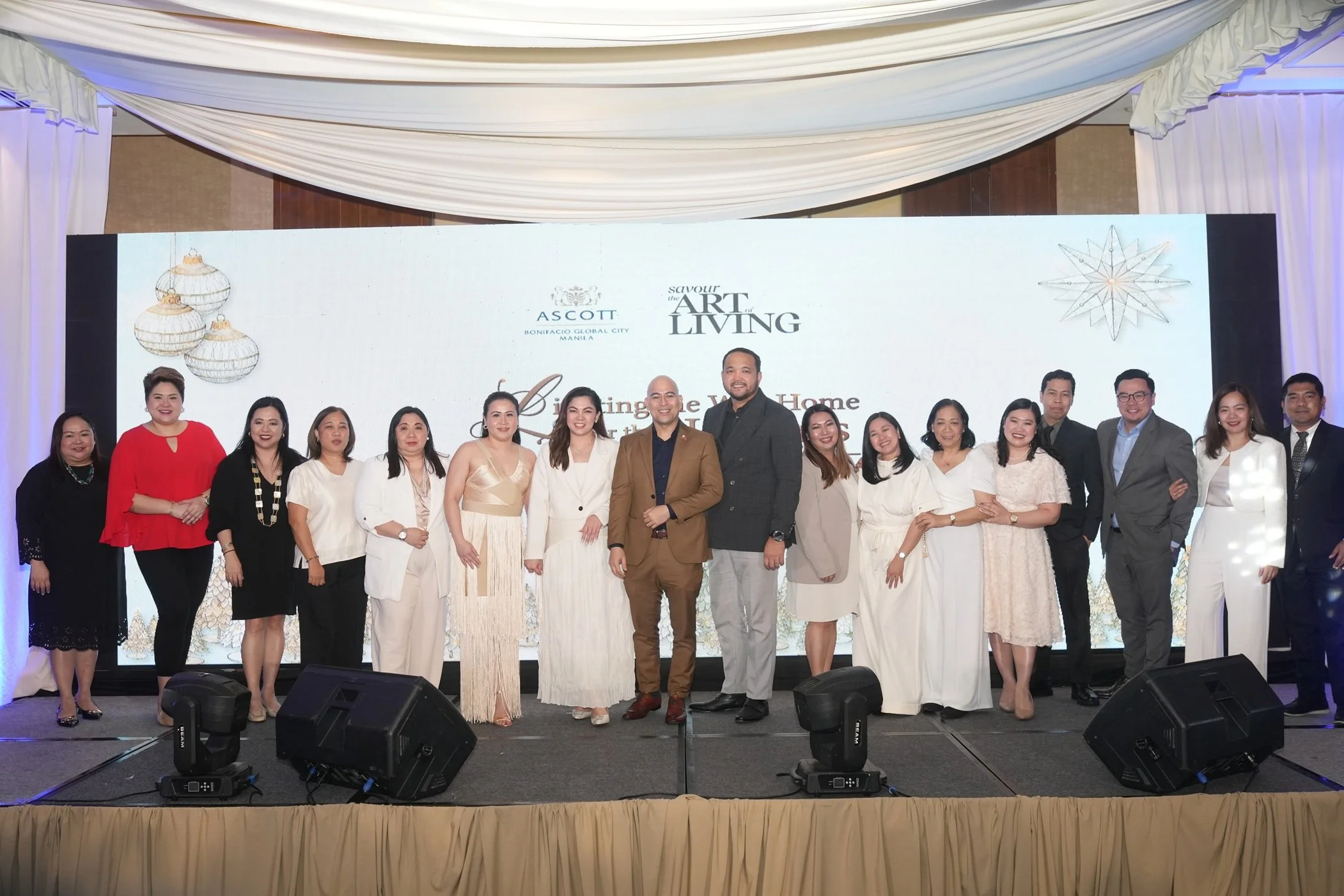 Ascott BGC Celebrates 11 Years With a Spectacular Capiz-Inspired Christmas Tree Lighting Ceremony