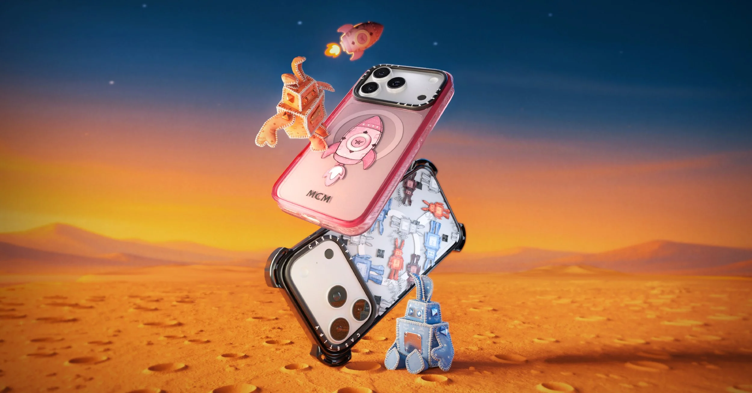 MCM and CASETiFY Launch Galactic-Inspired Tech Accessories Collection