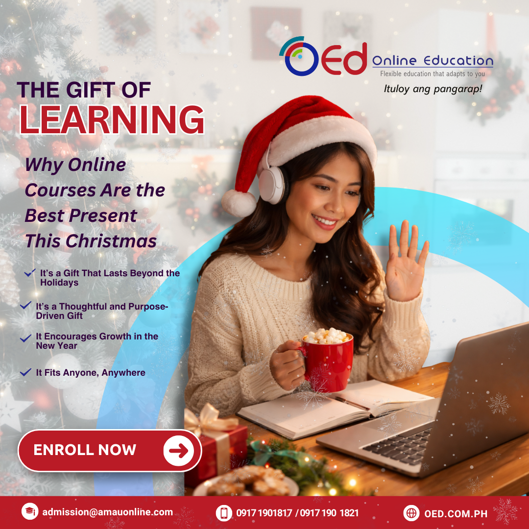 The Gift of Learning with Online Education (OEd):Why Online Courses Are the Best Present This Christmas