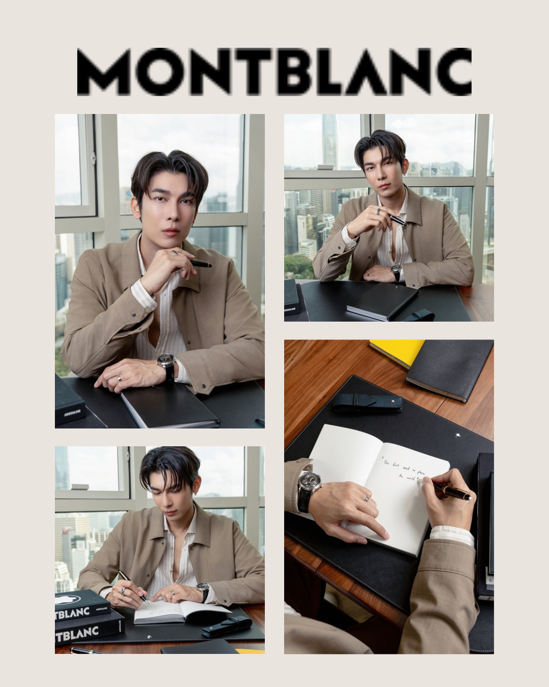Montblanc Meisterstück New Campaign: Friend of the Brand, Mew Suppasit, Interprets the Power of "Let's Write"