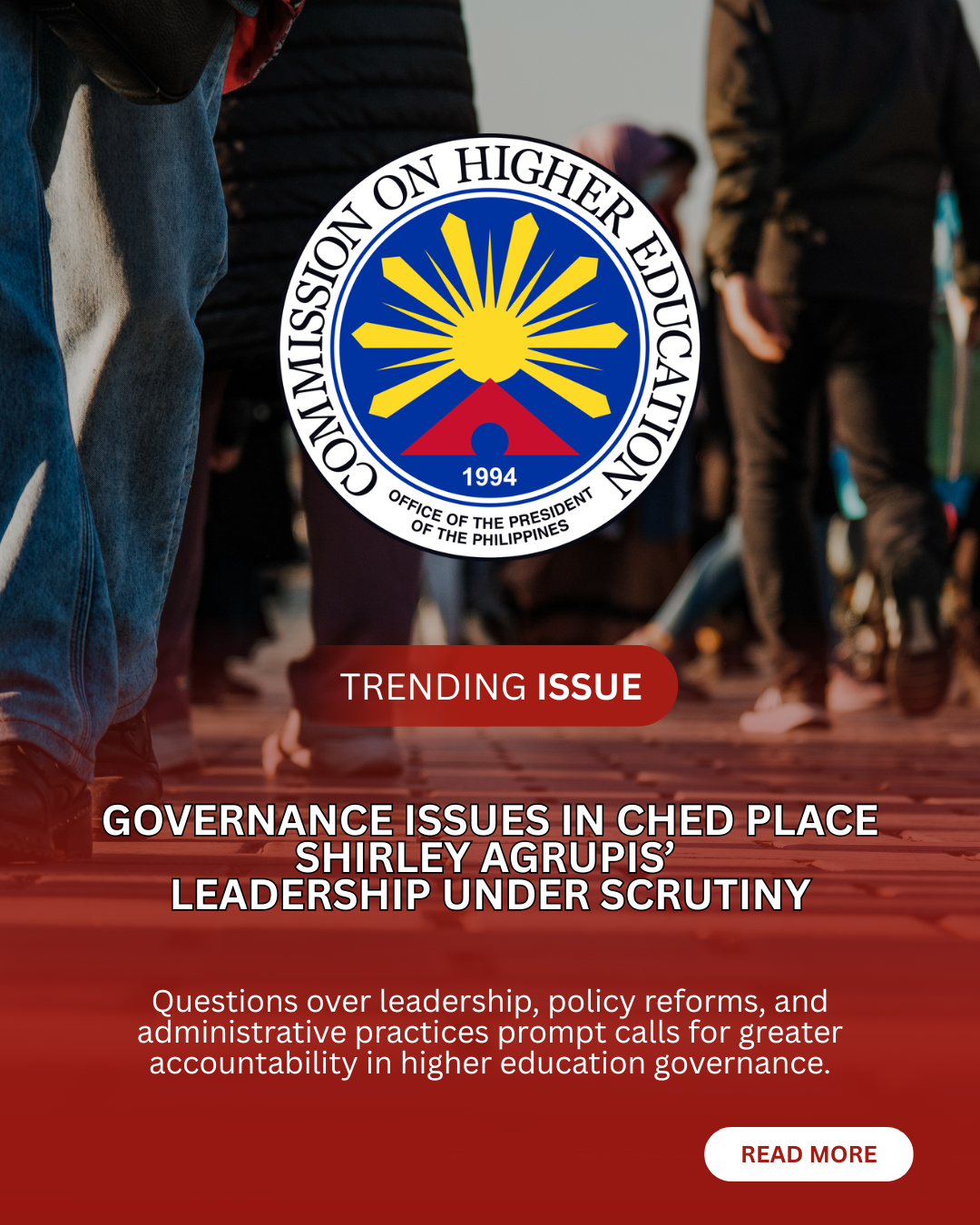 Governance Issues in CHED Place Shirley Agrupis’ Leadership Under Scrutiny