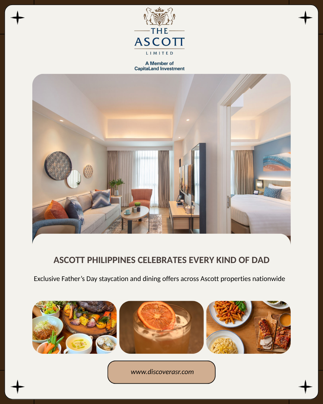 Ascott Philippines Celebrates Every Kind of Dad