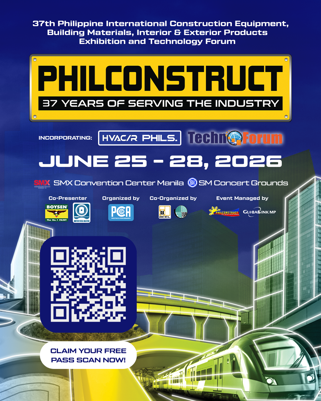 PHILCONSTRUCT 2026 Champions Responsible Construction for a Resilient Philippines this June 25 to 28
