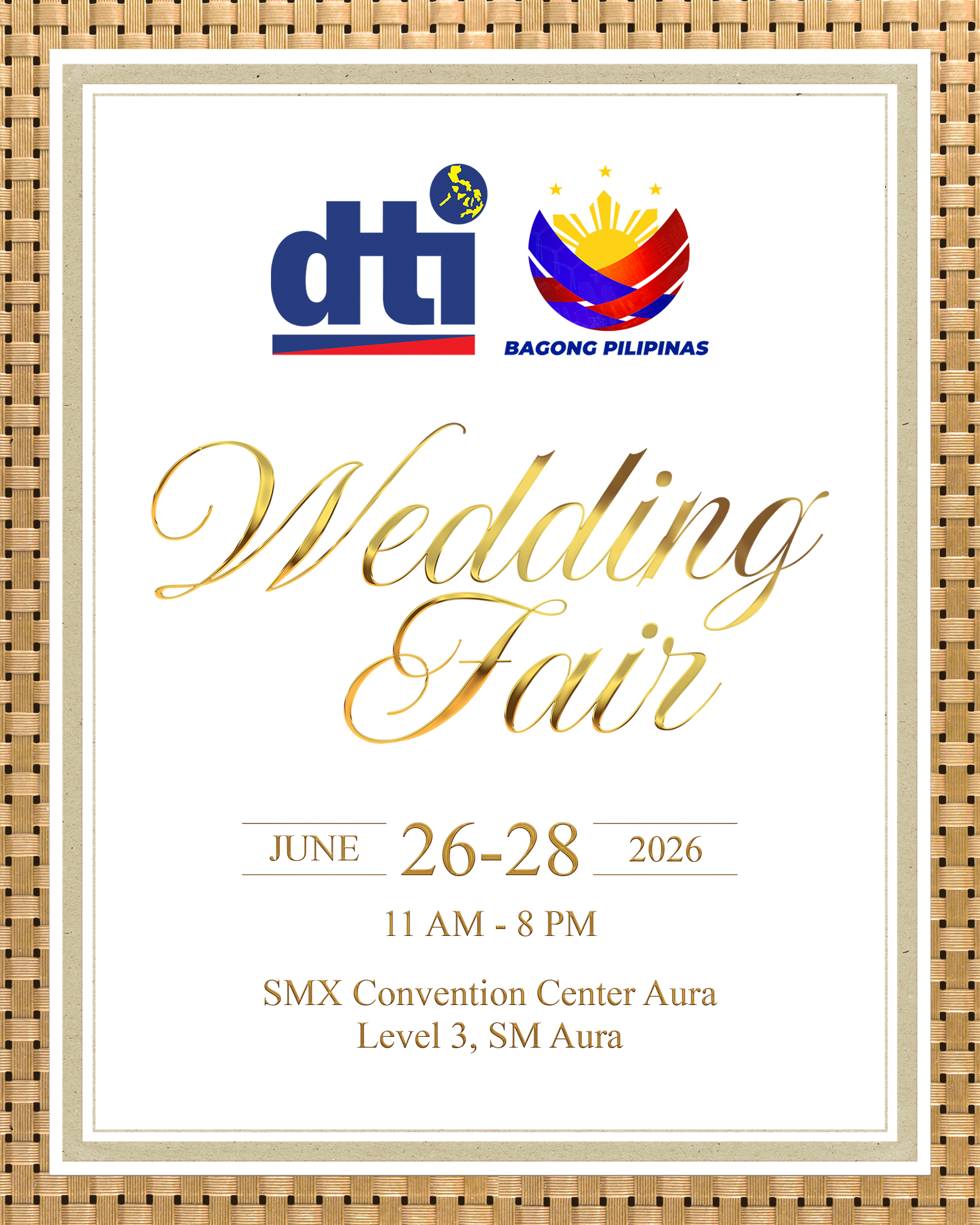 DTI Bagong Pilipinas Wedding Fair Returns for Its Second Run, Showcasing the Best of Filipino Creativity and Entrepreneurship&nbsp;