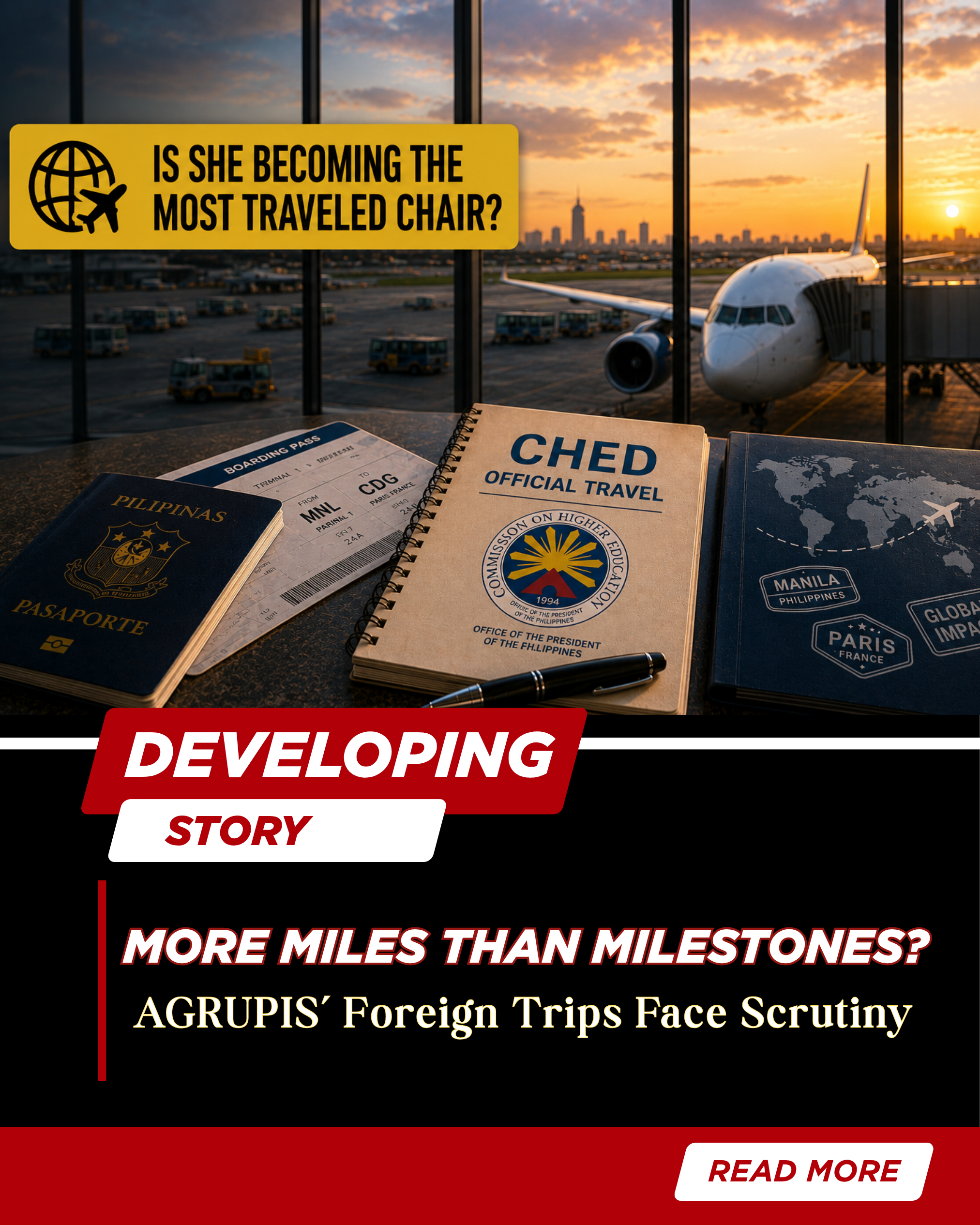 More Miles Than Milestones?Agrupis' Foreign Trips Face Scrutiny