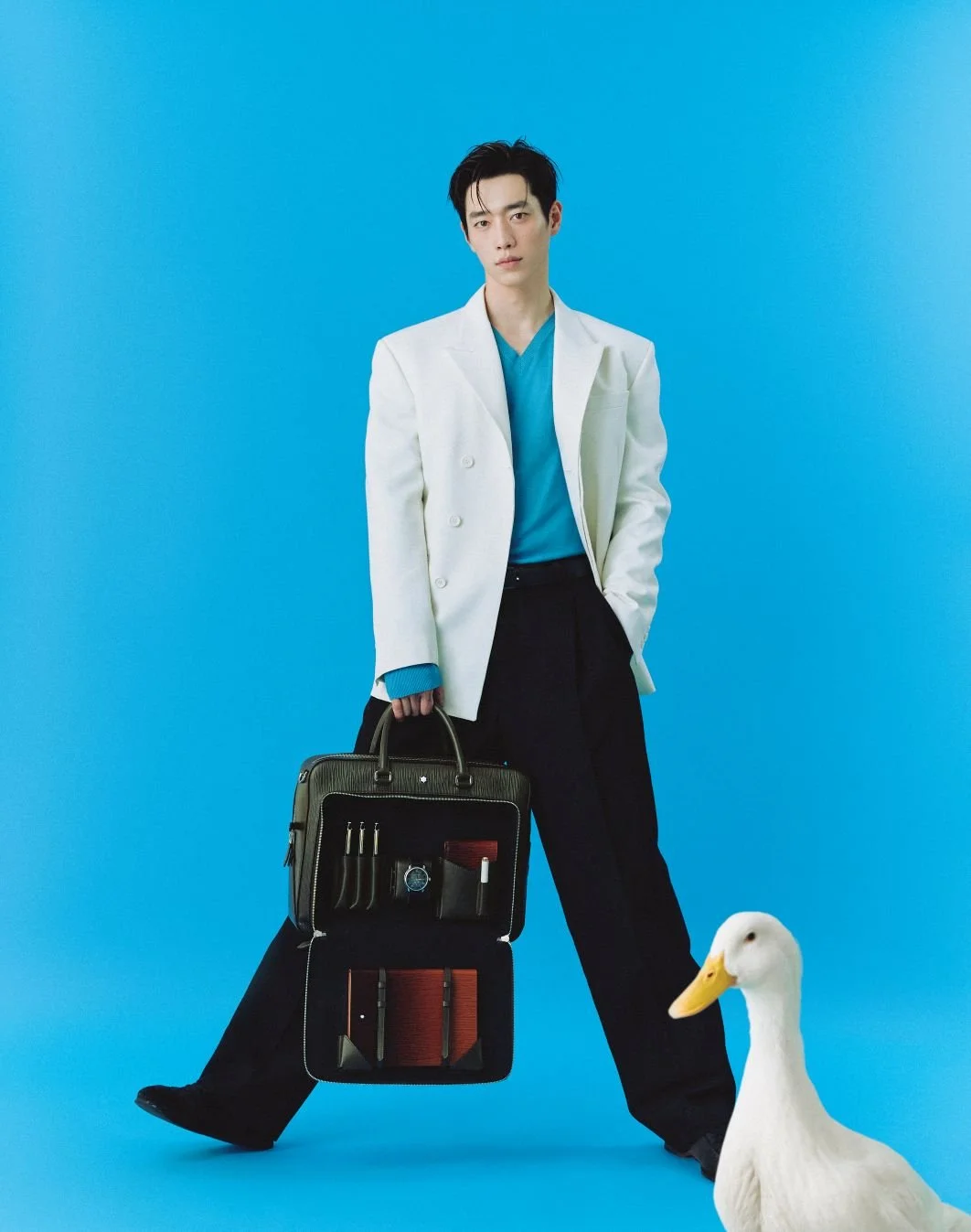 Seo Kangjun - Writing Traveler Briefcase_Khaki.jpg