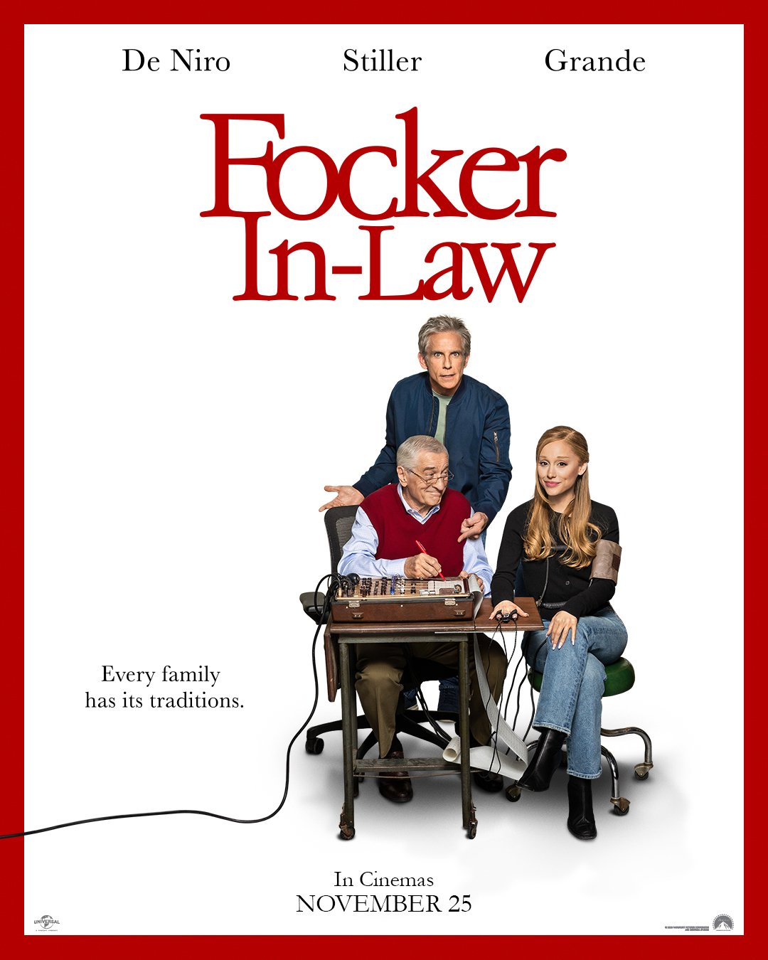 Every family has its traditions. Watch the new trailer for FOCKER IN-LAW, starring Ben Stiller, Robert De Niro and Ariana Grande, only in cinemas NOVEMBER 25
