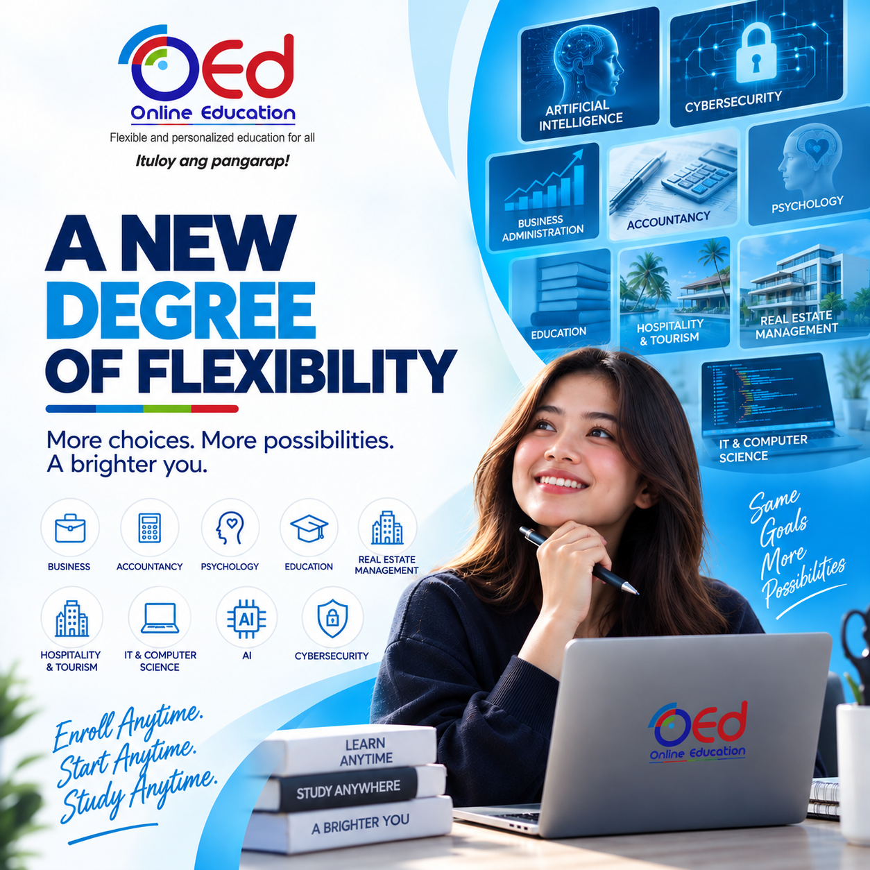 A New Degree of Flexibility:Online Education (OEd) Widens Degree Options for Today’s Learners
