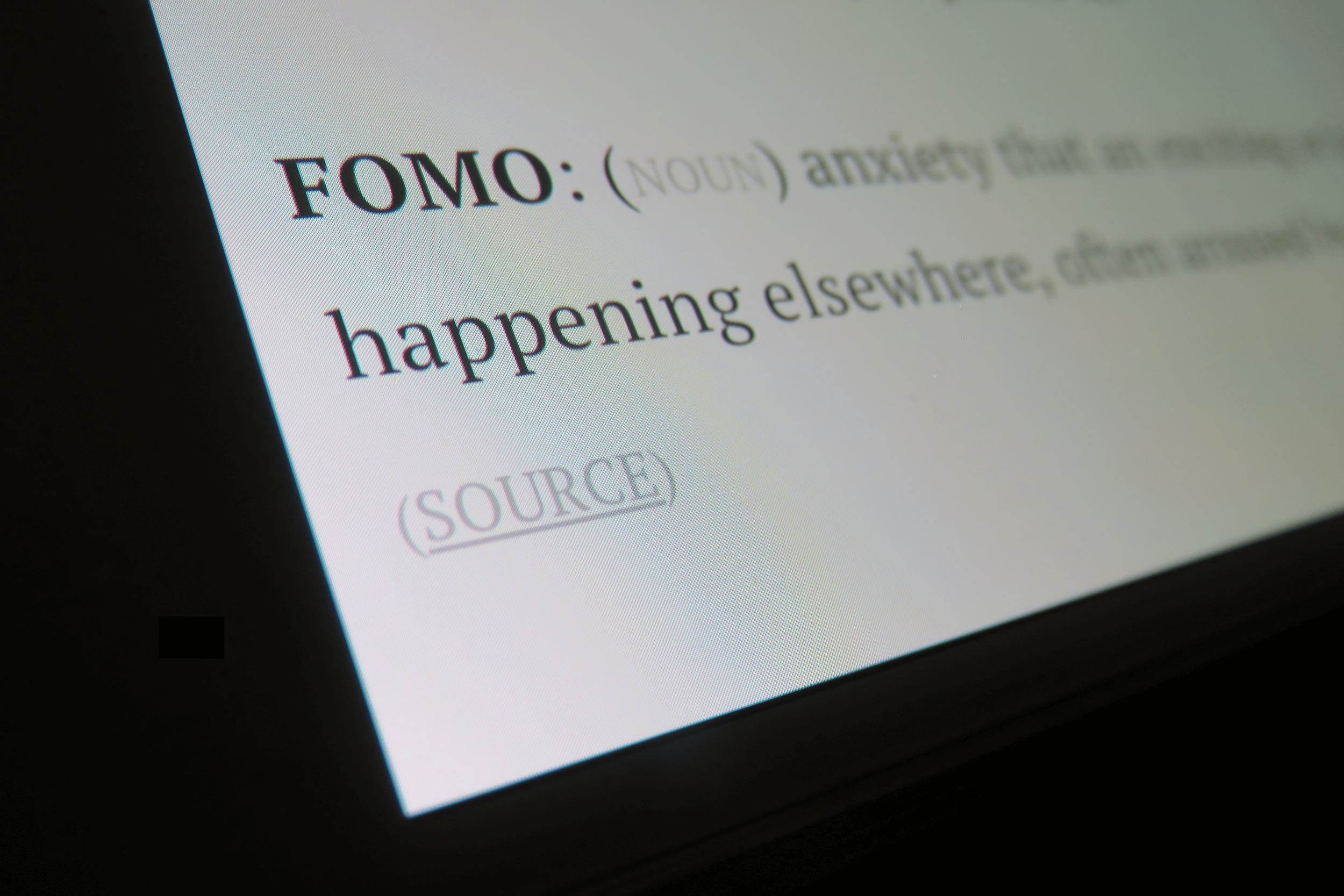 ITM Check-In: Are you saying "yes" because you want to, or out of fear of missing out?