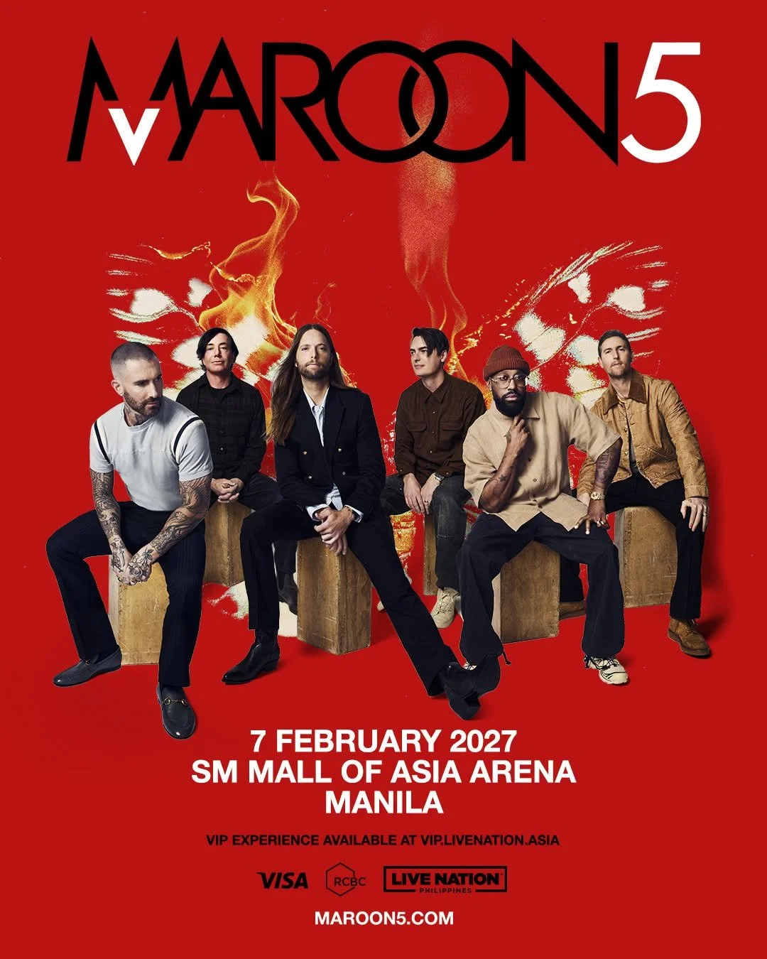 Maroon 5 Returns to Manila in 2027 — Here Are the Ticket Prices and Seat Plan