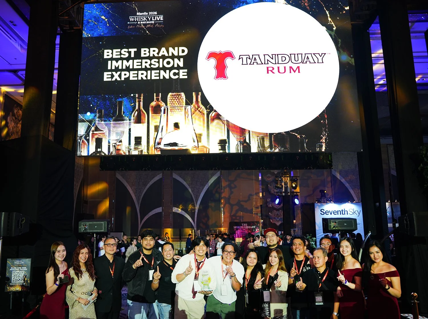 Tanduay’s Filipino Rum Excellence Showcase Earns Best Brand Immersion Experience Award at Whisky Live Manila 2026