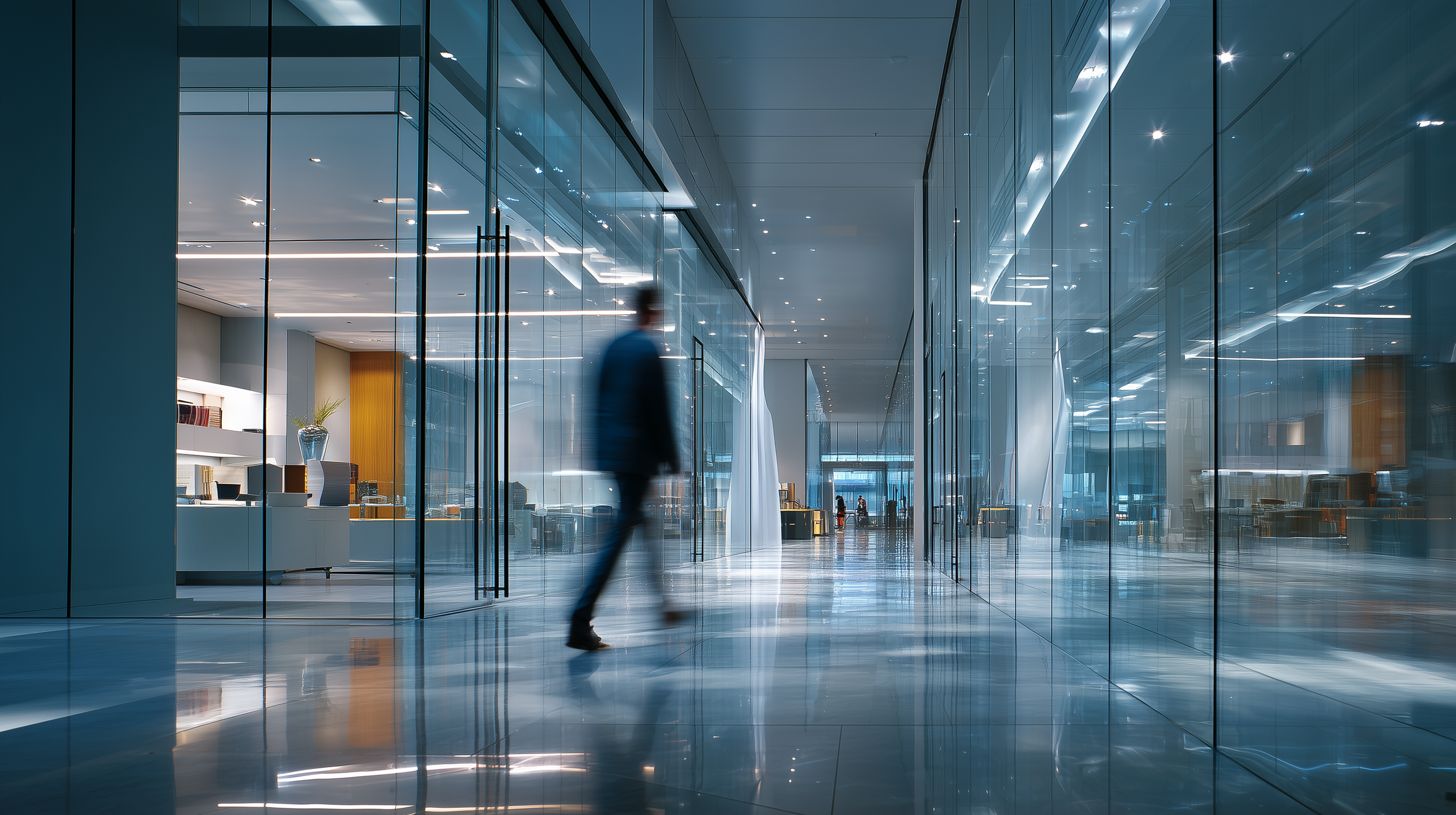 AI Generated image of a modern office