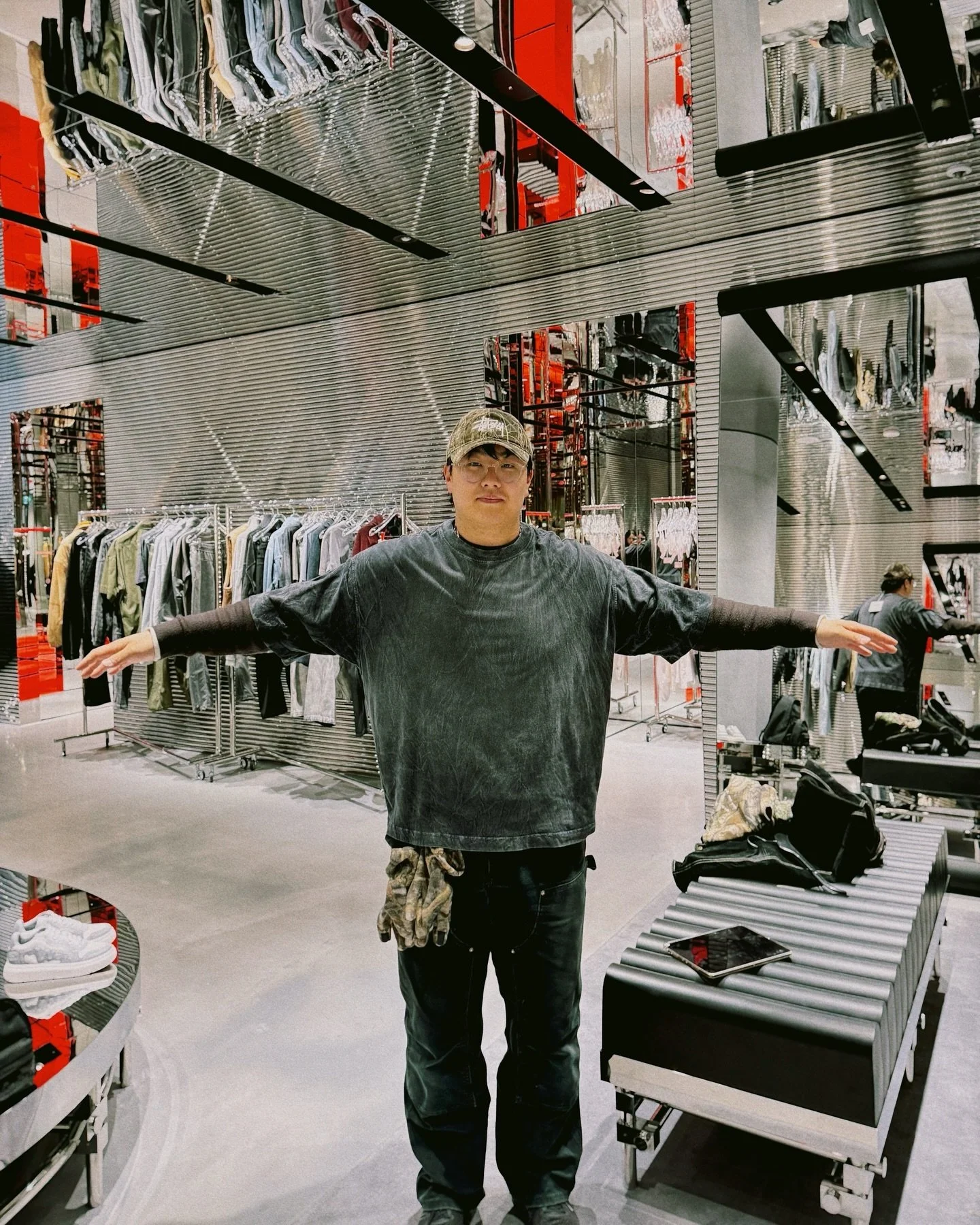 Trying few samples at overpriced brand stores