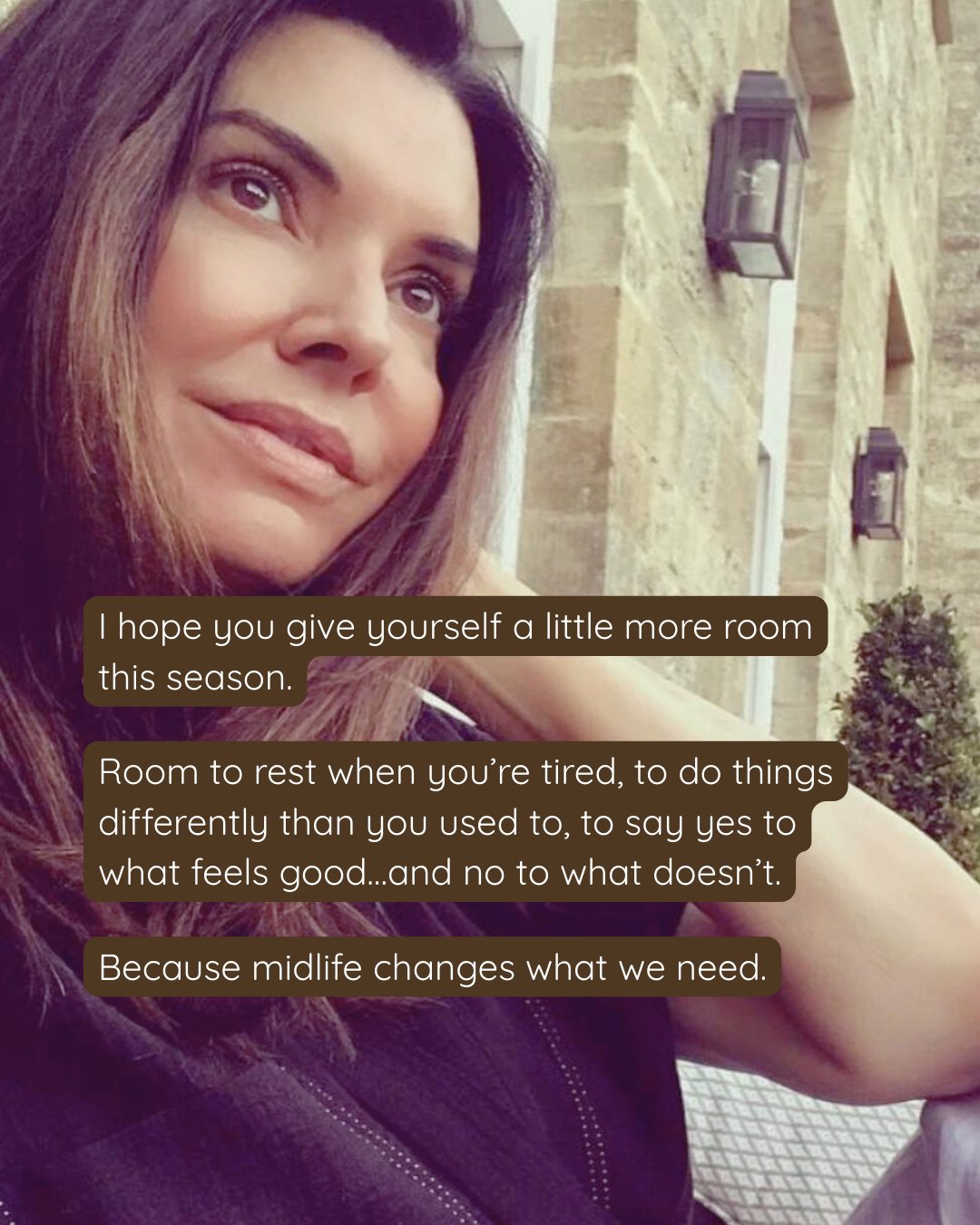 A gentle reminder that this season you don&rsquo;t need to do it the way you always have.⁠
⁠
Midlife changes what we need, and honoring that isn&rsquo;t giving up, it&rsquo;s listening.⁠
⁠
If quieter, simpler, or less feels right this year, let it be