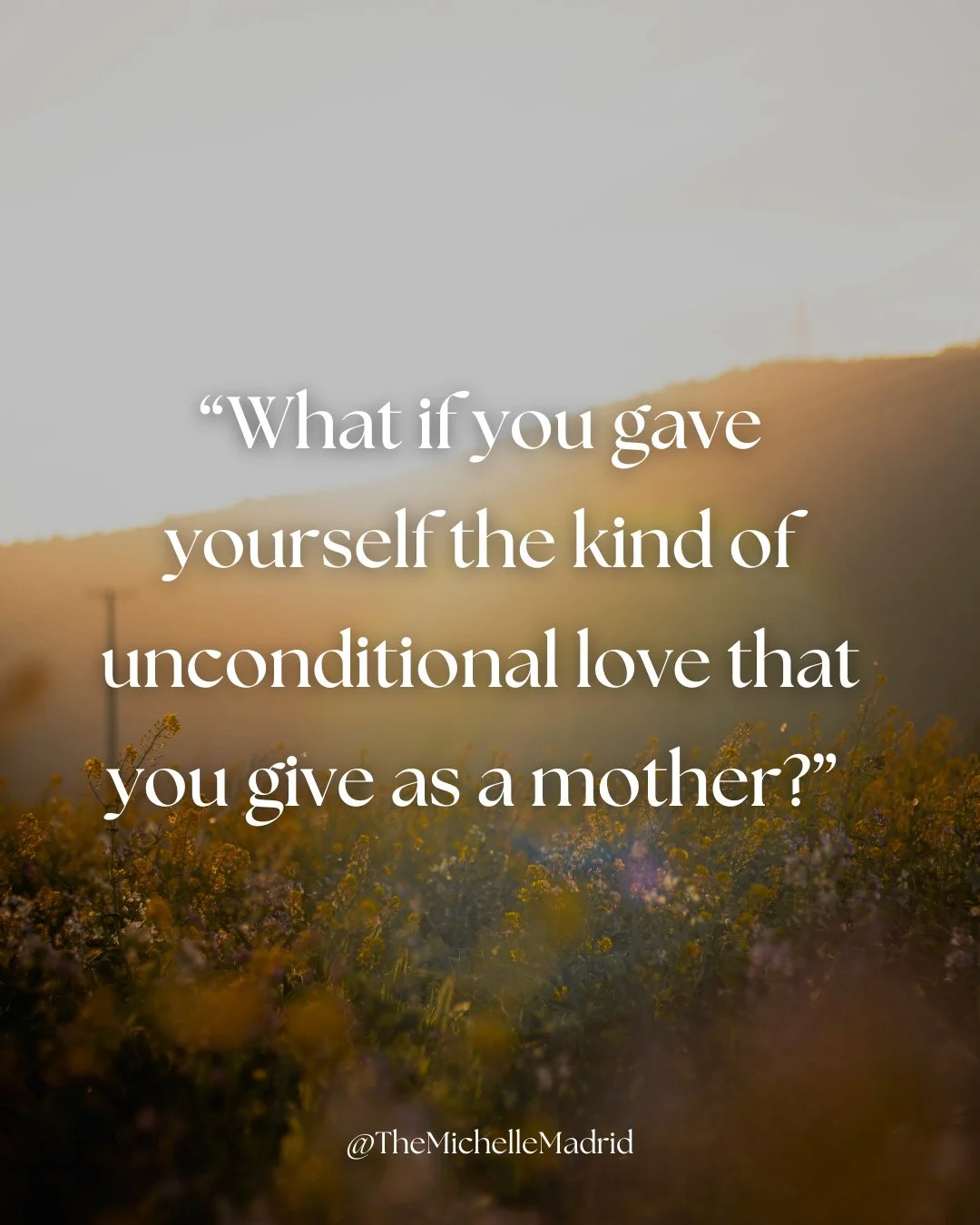 Imagine offering yourself the same steady, unwavering love you give so freely to others.⁠
⁠
The kind that doesn&rsquo;t shrink when truth shows up.⁠
⁠
The kind that says, &ldquo;You&rsquo;re safe with me,&rdquo; even when old fears try to rise.⁠
⁠
Th