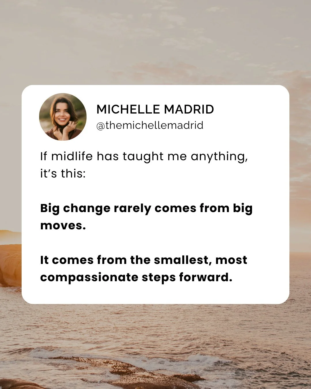 Midlife change doesn&rsquo;t need to be dramatic to be meaningful.⁠
Sometimes it starts by slowing down &mdash; together.⁠
⁠
Midlife, Together is a free 90-minute Zoom gathering for women in midlife who want space to pause, be supported, and take sma