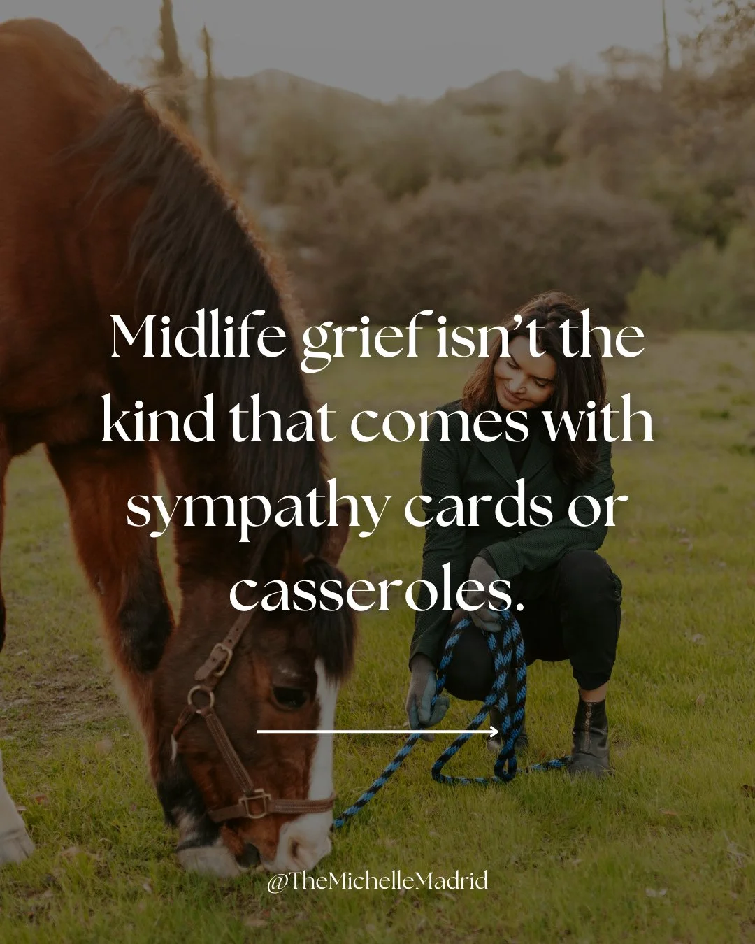 No one brings you flowers when your youngest child drives away, or when your career rhythm shifts, or when you look in the mirror and don't recognize the person looking back.⁠
⁠
But this kind of "invisible" grief is heavy. It&rsquo;s the lo