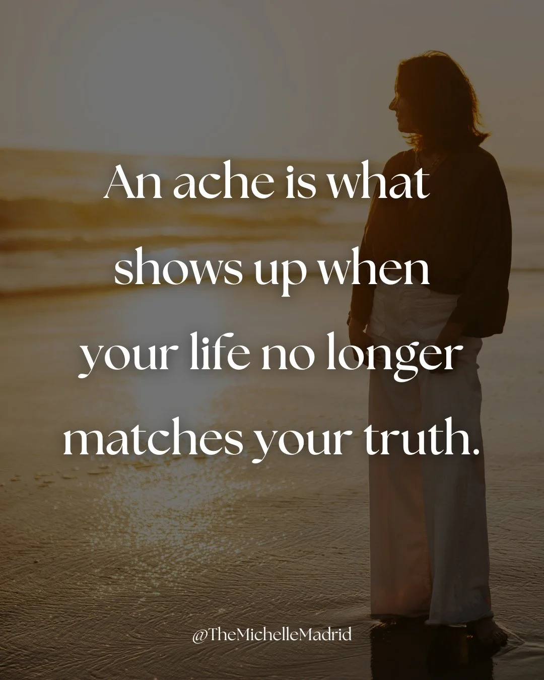 Emotions are the surface layer.⁠
The ache is the signal underneath.⁠
⁠
It&rsquo;s the difference between:⁠
❌ "I'm anxious."⁠
✅ "I don't feel safe being fully myself."⁠
⁠
❌ "I'm overwhelmed."⁠
✅ "I am carrying too mu