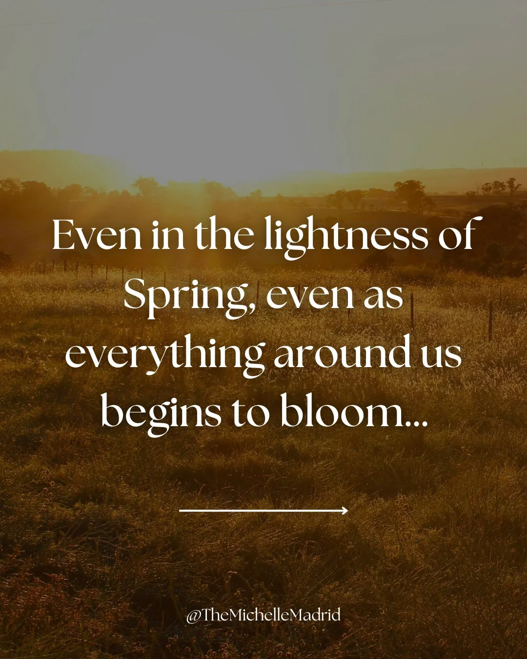 I wrote this one for the women who are smiling through it but feeling something else entirely.⁠
⁠
You know who you are. And I want you to know there's a space made for exactly this &mdash; for the quiet ache of midlife, for the shift you can feel but