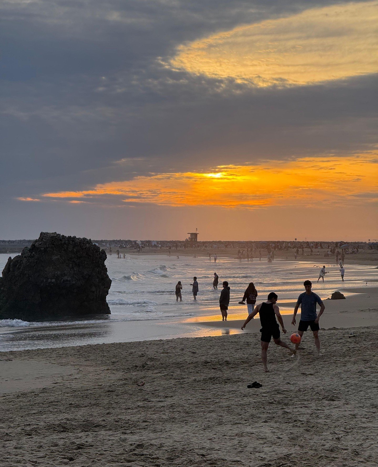 Beautiful and heavy, all at once.⁠
⁠
That's what a sunset at the end of a full day feels like. Joy and loss arriving at the same time, standing next to each other like old friends.⁠
⁠
Midlife can feel like that too.⁠
⁠
Full. And somehow still aching.