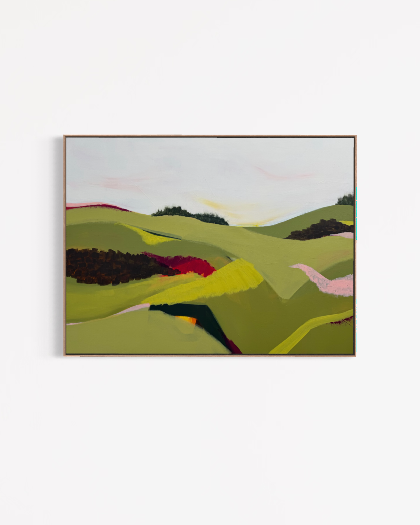 Rolling hills | framed | abstract landscape.PNG