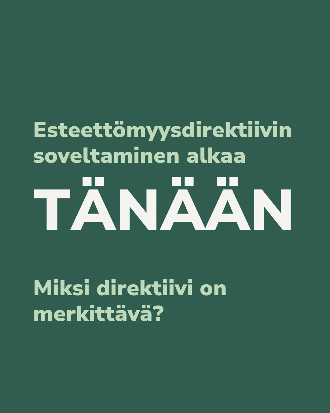 Tied&auml;ttek&ouml; sen fiiliksen, kun puhuu pitk&auml;&auml;n tietyst&auml; p&auml;iv&auml;m&auml;&auml;r&auml;st&auml; ja mit&auml; sitten tapahtuu. Sitten tajuaa ett&auml;, se p&auml;iv&auml;m&auml;&auml;r&auml; on t&auml;n&auml;&auml;n!

Puhun t