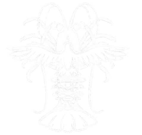Triphibian Adventures logo with crayfish and seagull
