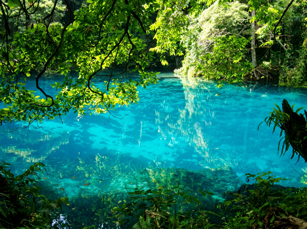 An image of the Vanuatu blue holes