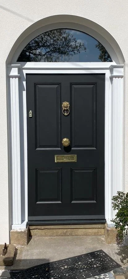 4 panel door from leach and Clegg bespoke manufacturer of doors and windows