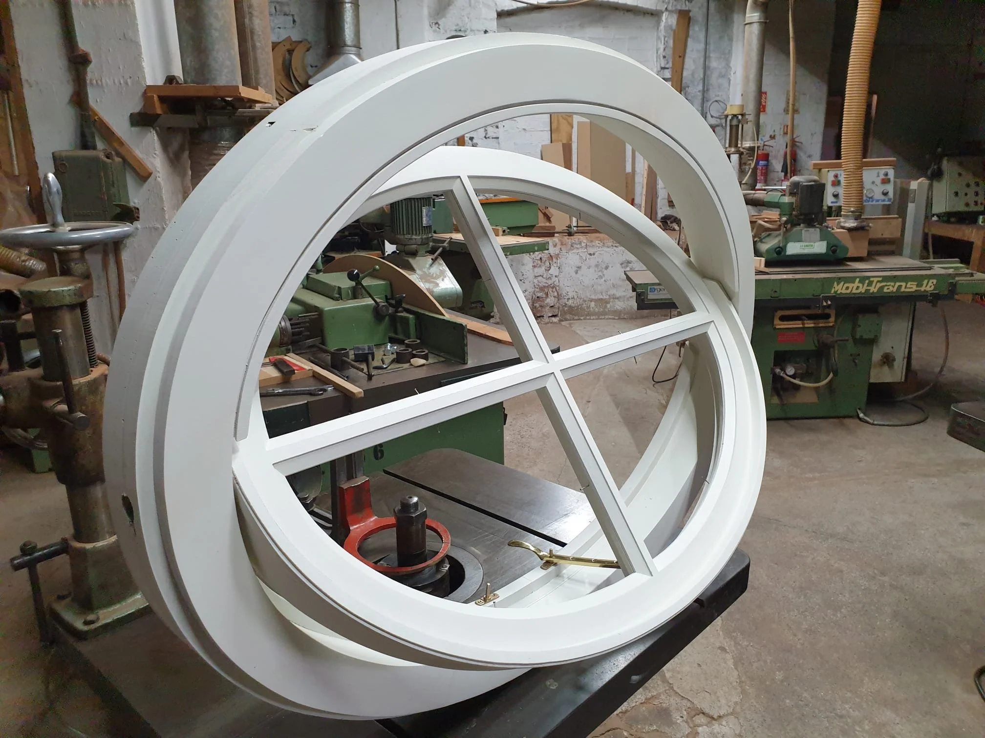 round window bespoke made by leach and Clegg