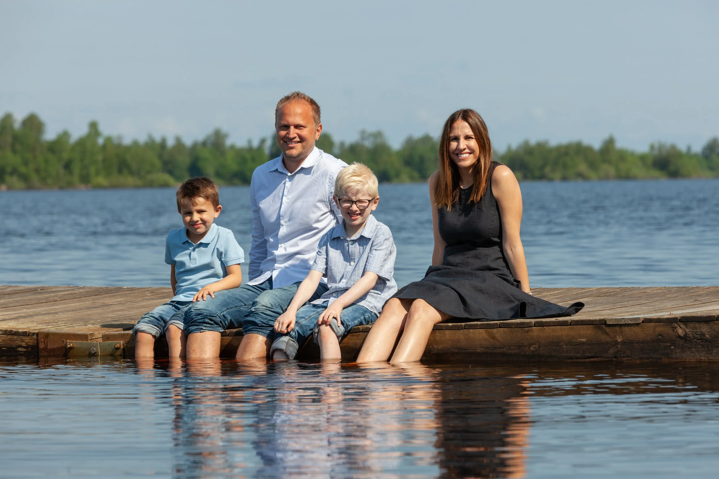 Rodinné focení v ateliéru v Berouně
