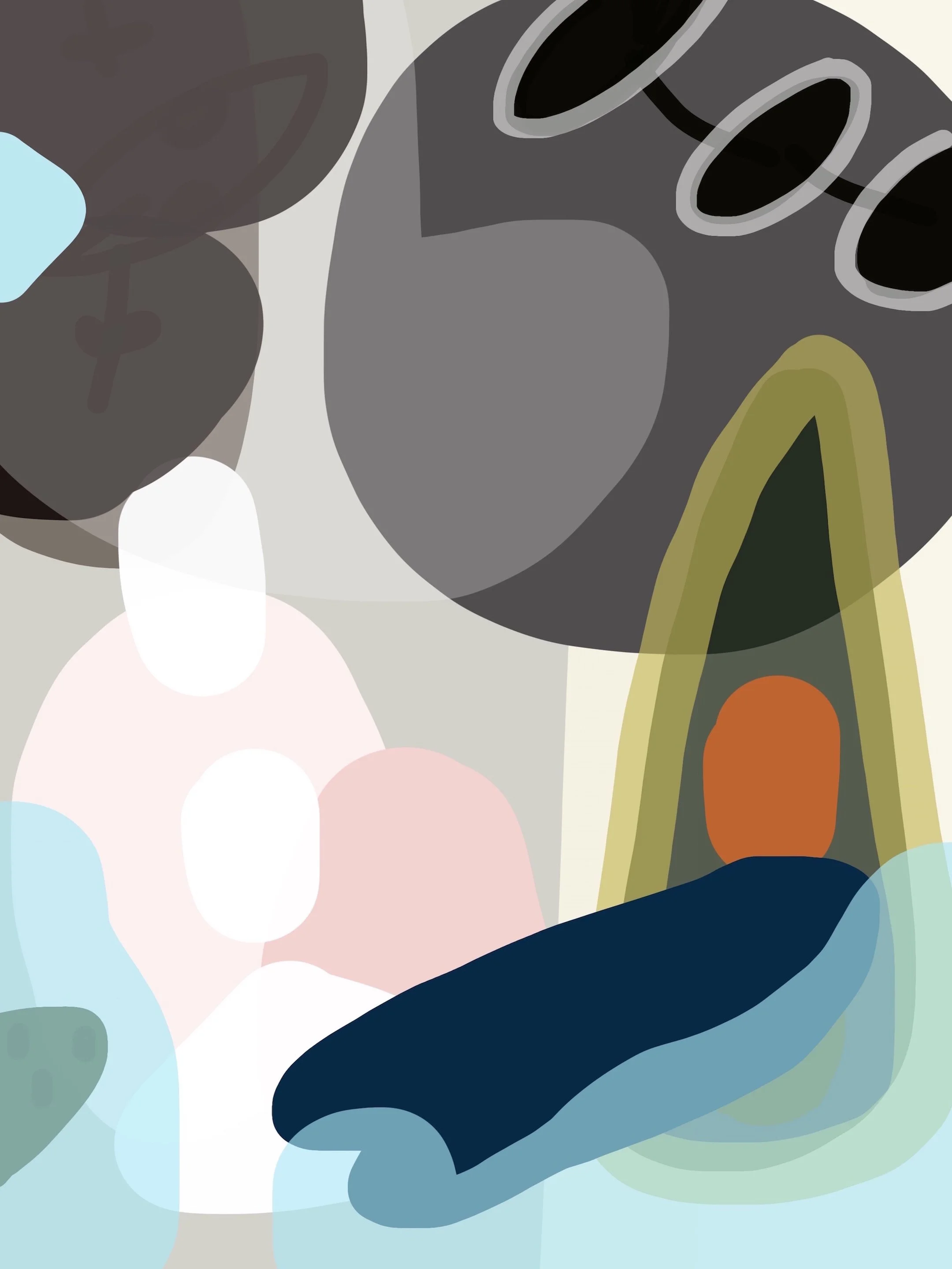 9 By the deep blue pond30x40cm.jpg