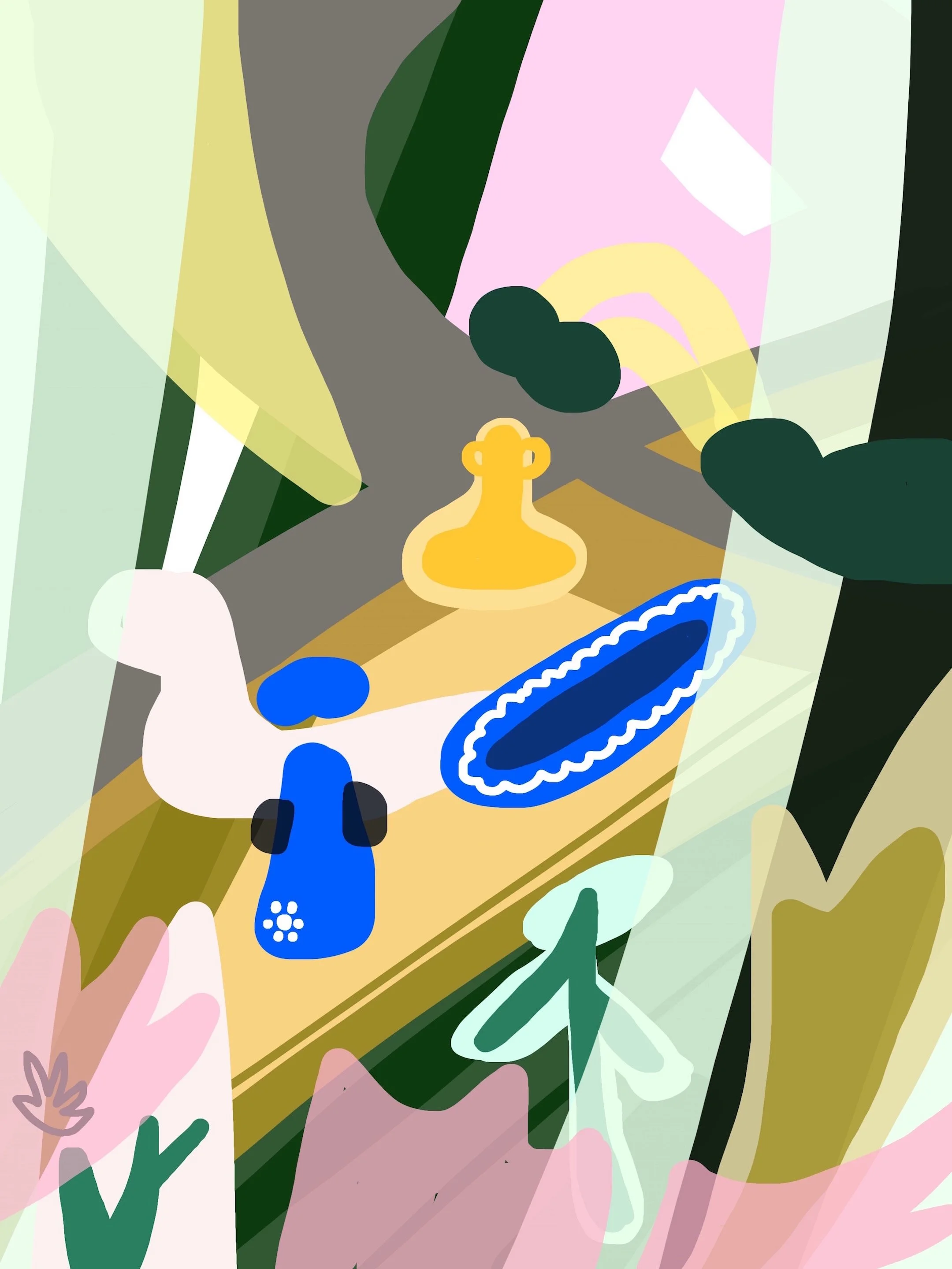 4 Blue and white china 30x40cm.jpg