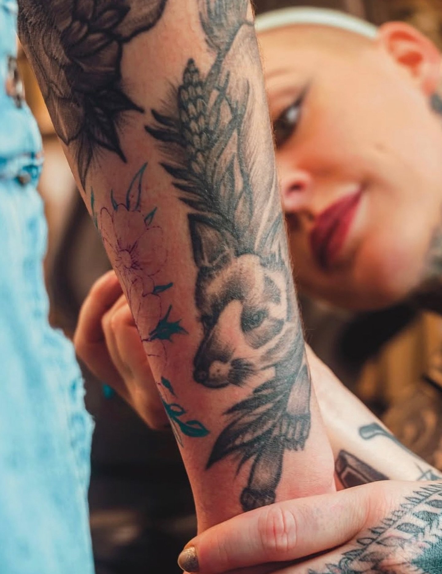 Lou is a brilliant tattooist with an eye for aesthetics- building this beautiful space which has been a home for many artists over the last few years. She will be transitioning to a private studio space in the new year- reach out to her directly to e