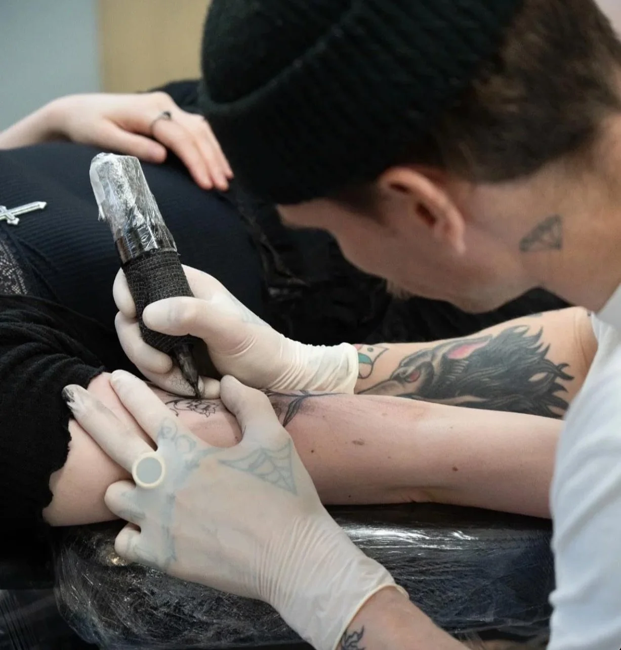 Lee has been one of our part-time artists from the start, and we&rsquo;ll miss him dearly with the studio closed. He&rsquo;s still tattooing full time from Lucky Leopard Tattoos out in Worthing, and follow him to keep up with announcements for Bright