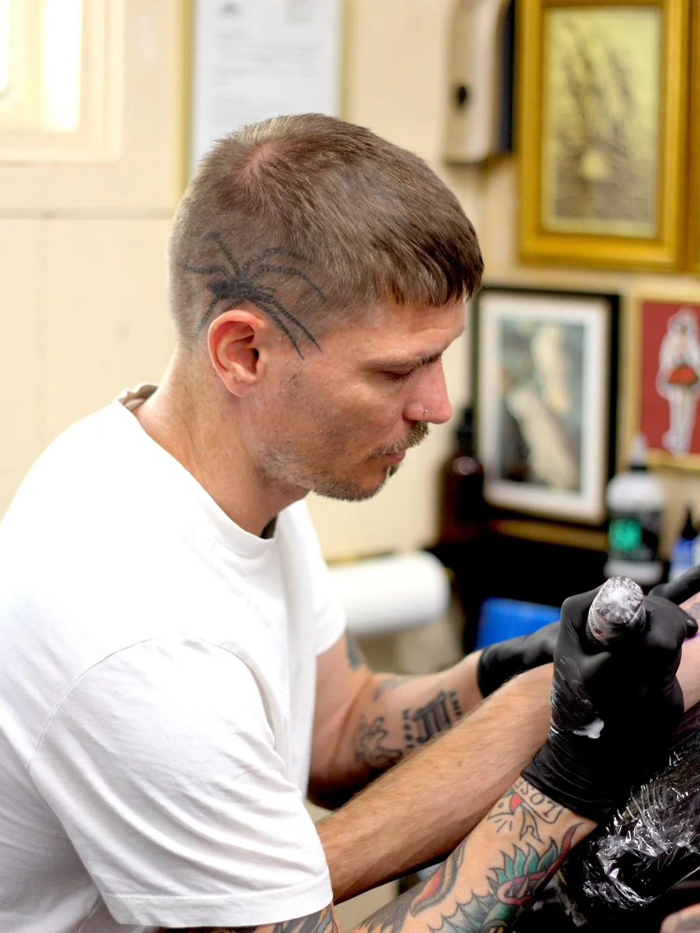 Lee is known for his bold twist on traditional styles as well as finely detailed black and grey work. Tattooing from Lucky Leopard Tattoos in Worthing, follow him to keep up with his work and for future announcements of collaborations with Brighton s