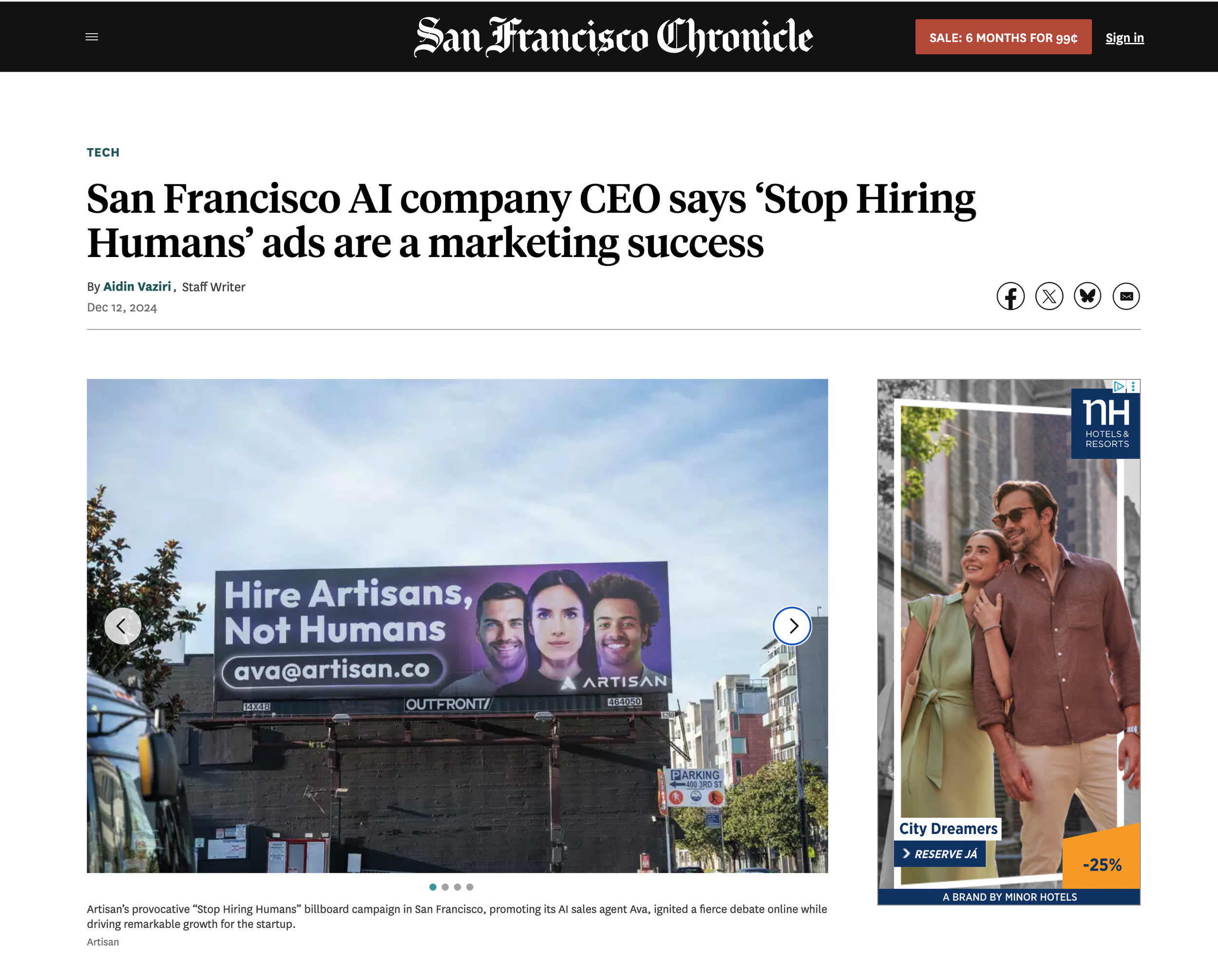 Campanha Stop Hiring Humans