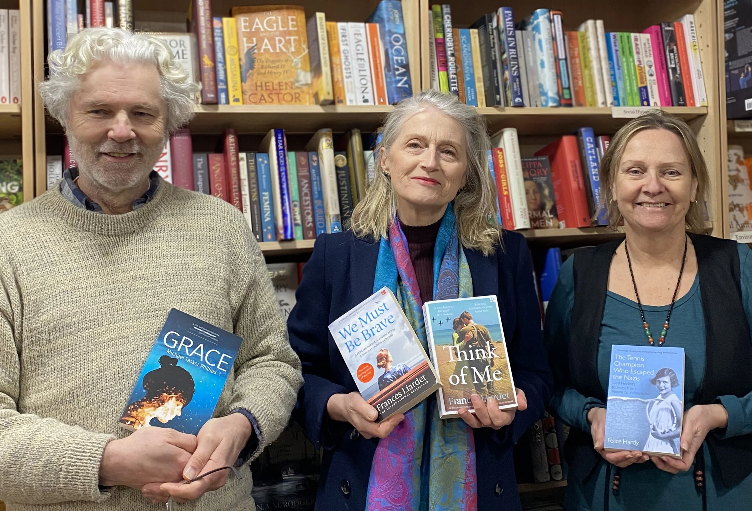  The three authors. Photo: © Hunting Raven Books, Frome 