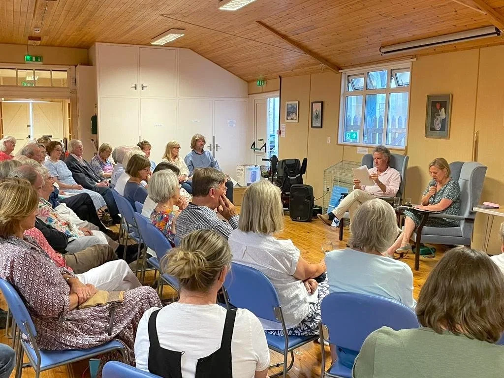 Some of the audience at Sherborne Literary Society event. Photo: © P. Hardy