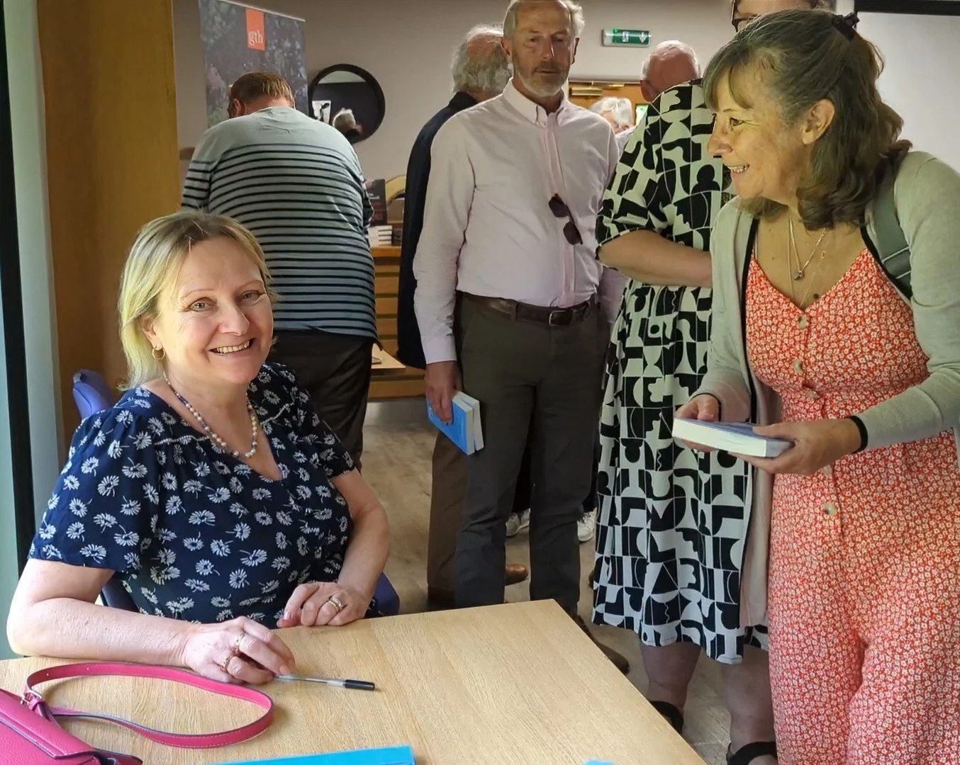  Book signing after the event. Photo: © Shawnie Coller 