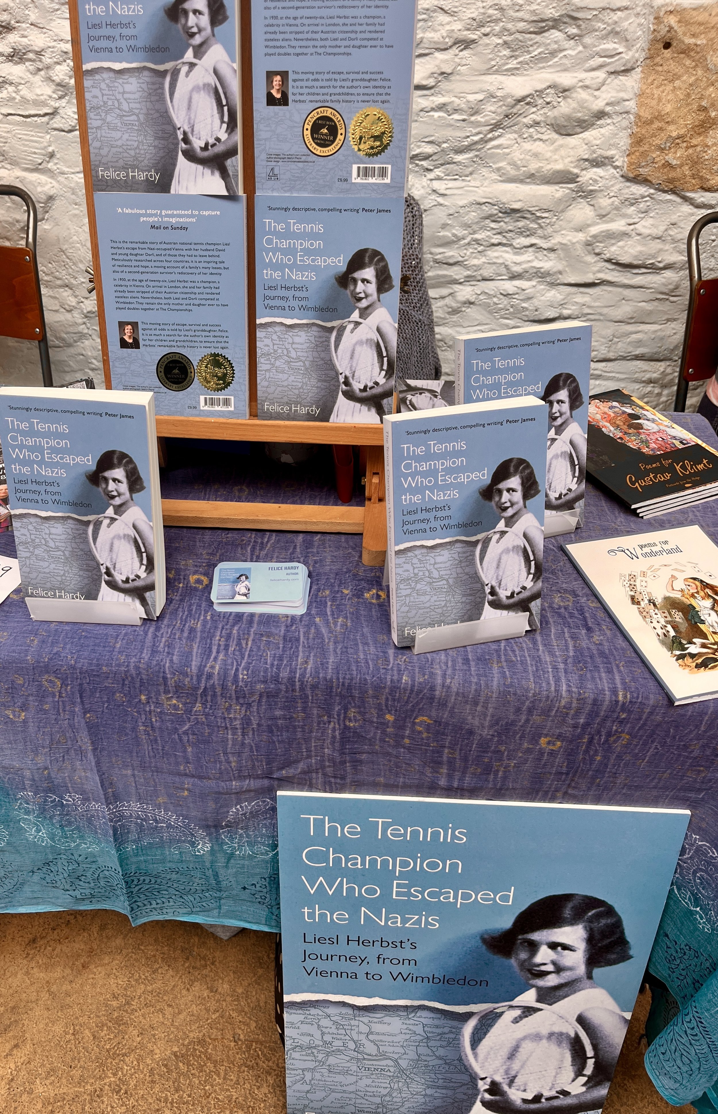 My stand at Frome Publishing Fair. Photo: © F. Hardy