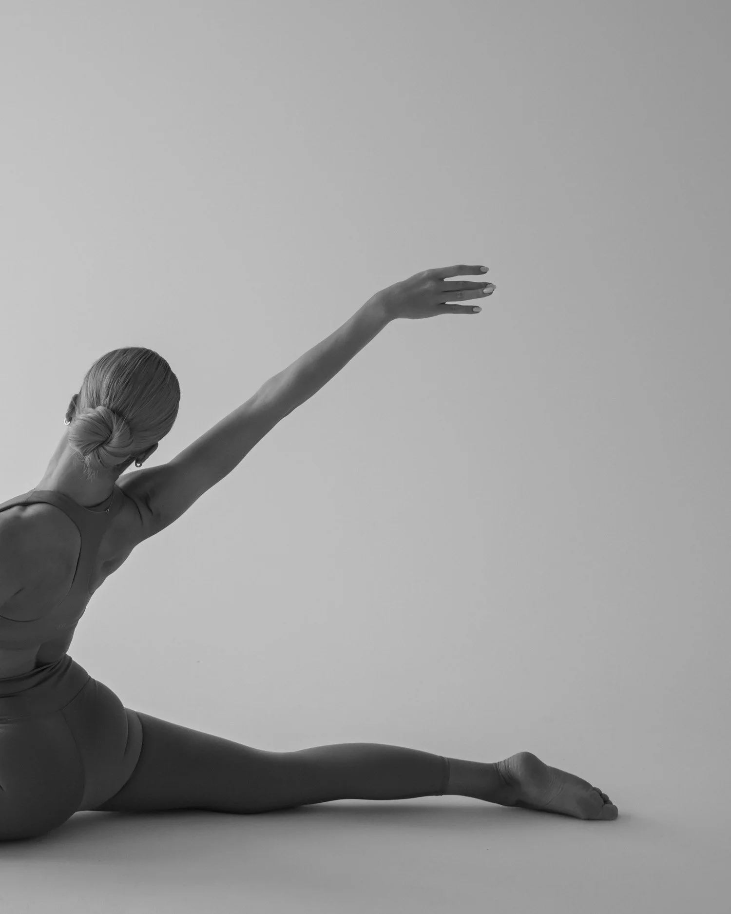 stretching girl