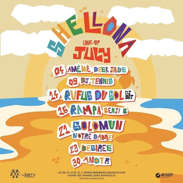 Shellona St. Tropez Announces Summer 2023 Lineup — Music & Money